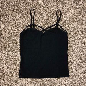 black tank top